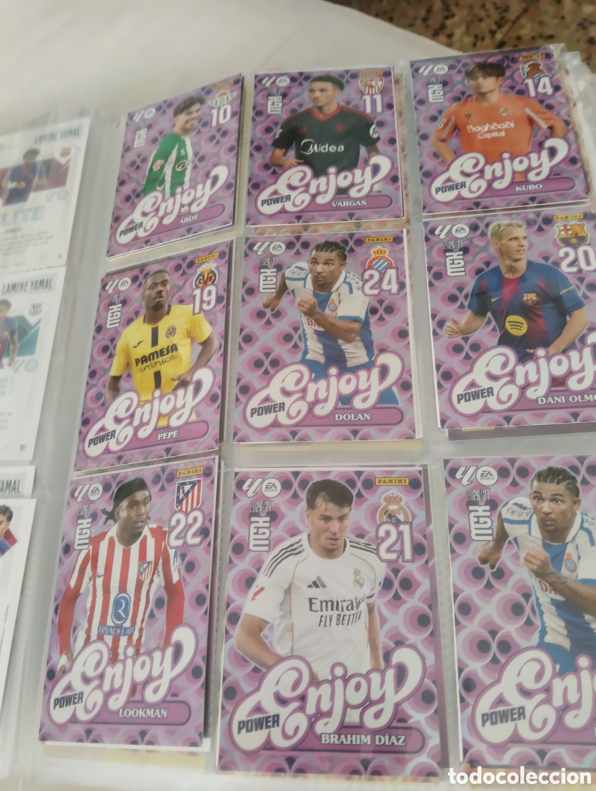 Cromos de f&uacute;tbol: Enjoy megacracks 2026-2027