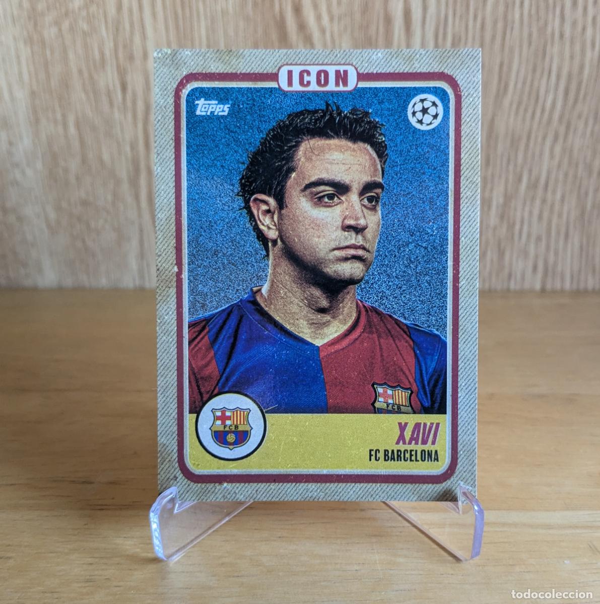 Cromos de f&uacute;tbol: TOPPS JAMAL MUSIALA PLATINUM SET - XAVI - ICON - FC BARCELONA
