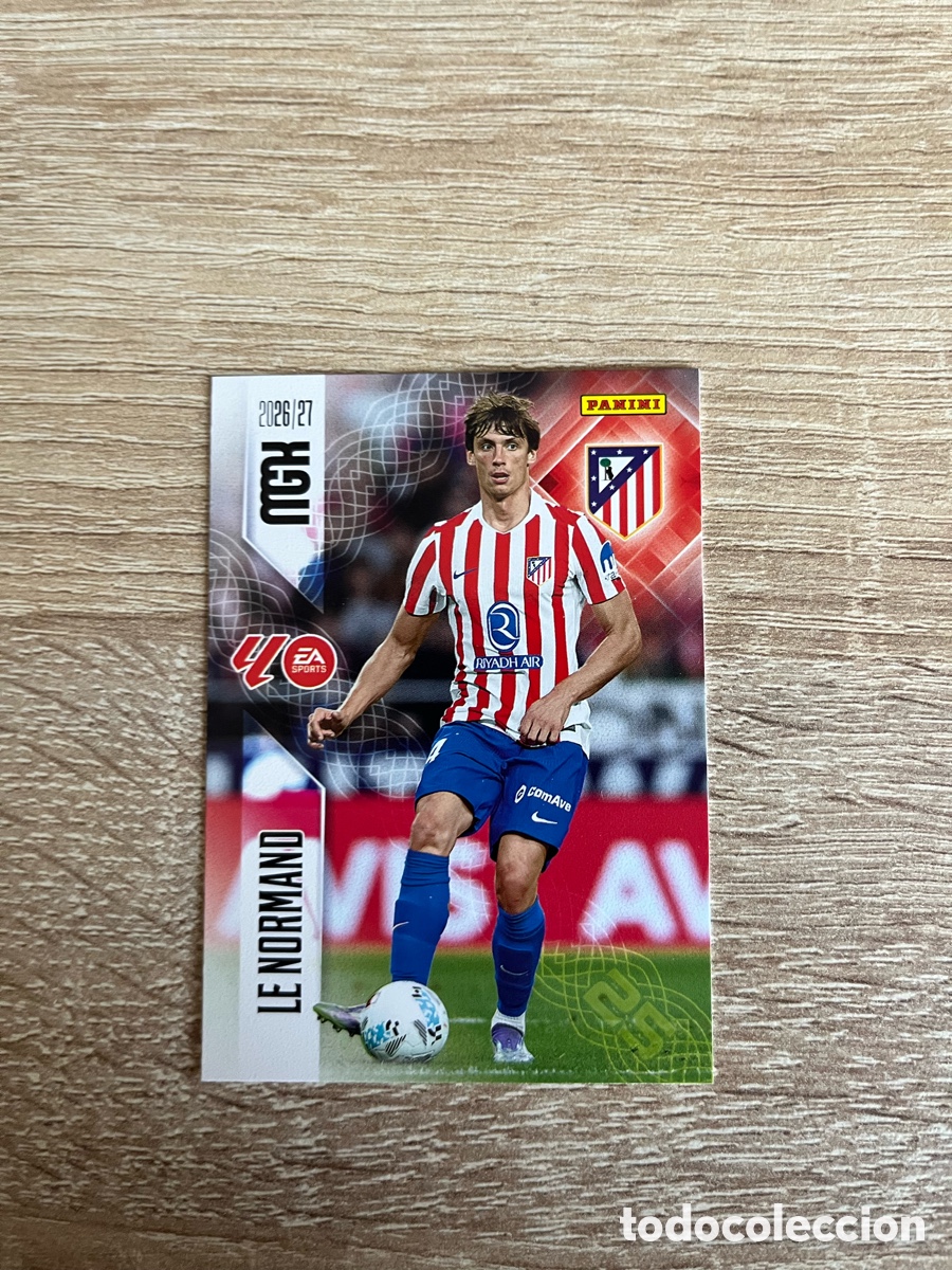 Cromos de f&uacute;tbol: 59 LE NORMAND MEGACRACKS MGK 2026 2027 26 27 ATL&Eacute;TICO DE MADRID