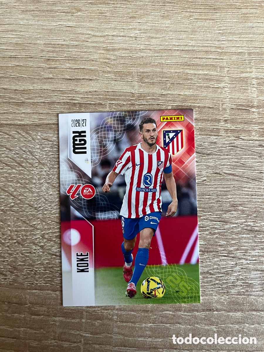 Cromos de Futebol: 64 KOKE MEGACRACKS MGK 2026 2027 26 27 ATL&Eacute;TICO DE MADRID