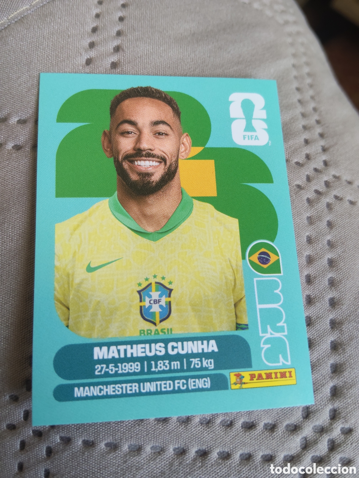 Football Stickers: Panini mundial 2026 BRA 17 Matheus Cunha Brasil