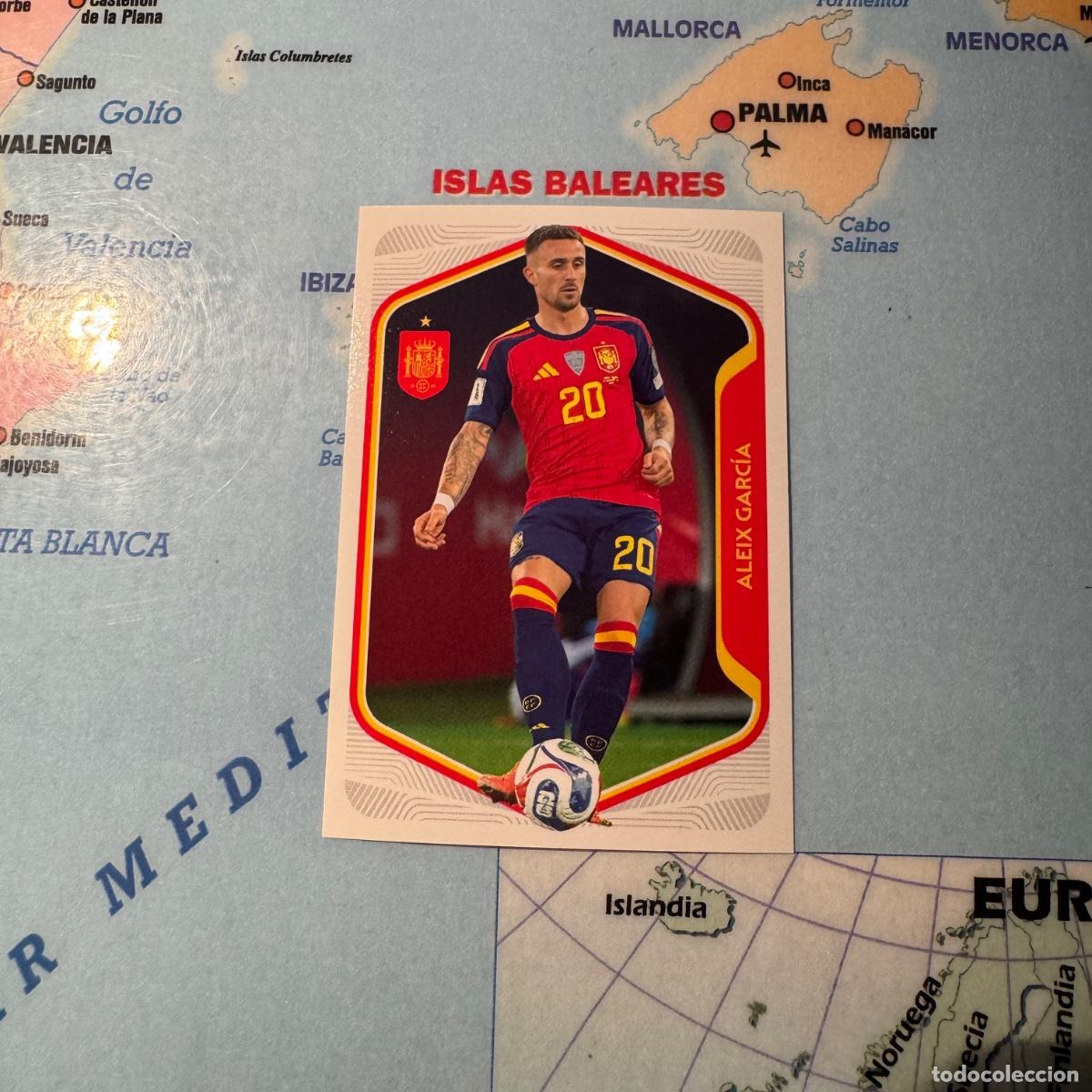 Cromos de f&uacute;tbol: Aleix Garc&iacute;a n&uacute;mero 30 la selecci&oacute;n espa&ntilde;ola &ldquo;Espa&ntilde;a 2026&rdquo; del Carrefour 2026