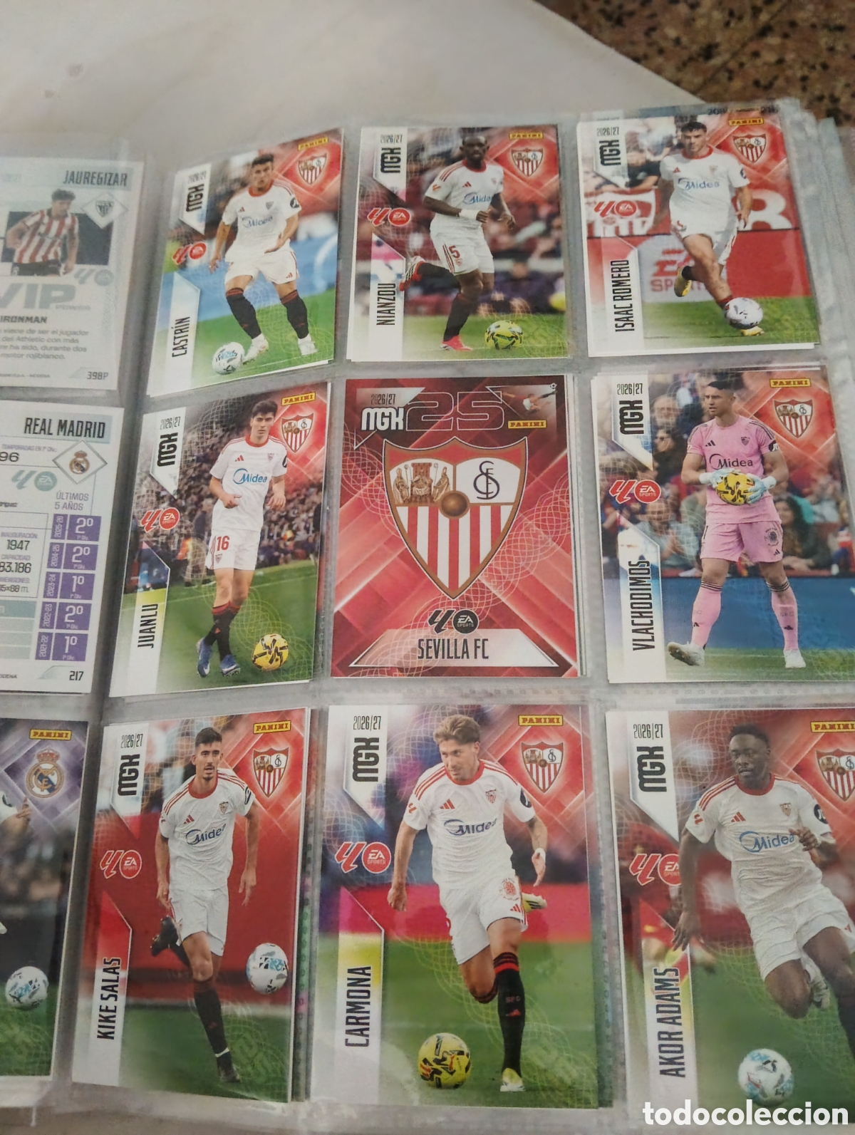 Cromos de f&uacute;tbol: Sevilla megacracks 2026-2027