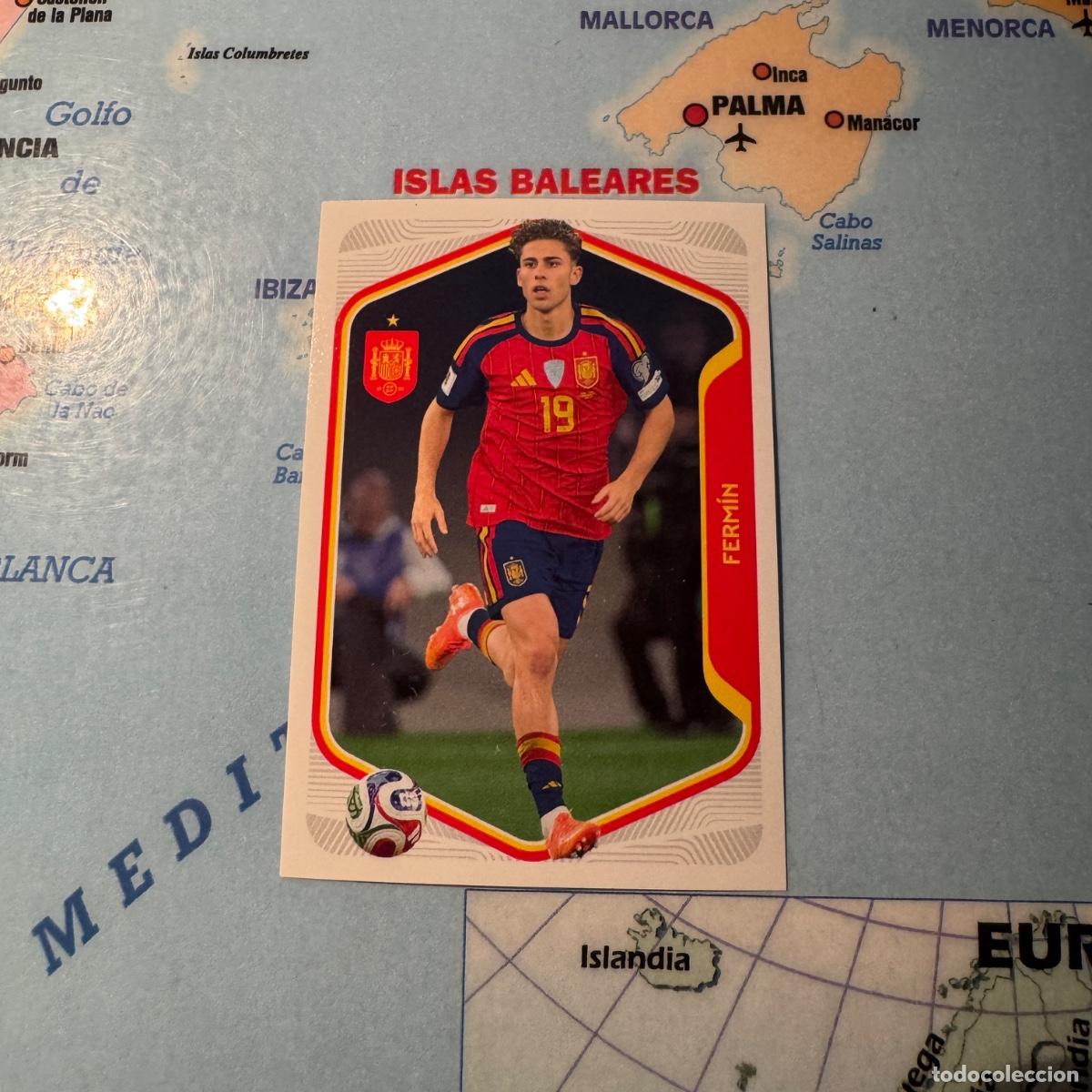 Cromos de f&uacute;tbol: Ferm&iacute;n n&uacute;mero 46 la selecci&oacute;n espa&ntilde;ola &ldquo;Espa&ntilde;a 2026&rdquo; del Carrefour 2026
