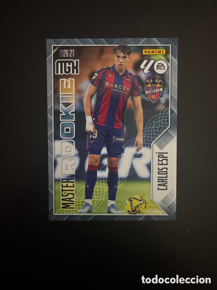 Cromos de f&uacute;tbol: CARLOS ESPI MASTER ROOKIE NUMERO 408 MEGACRACKS 2026 2027