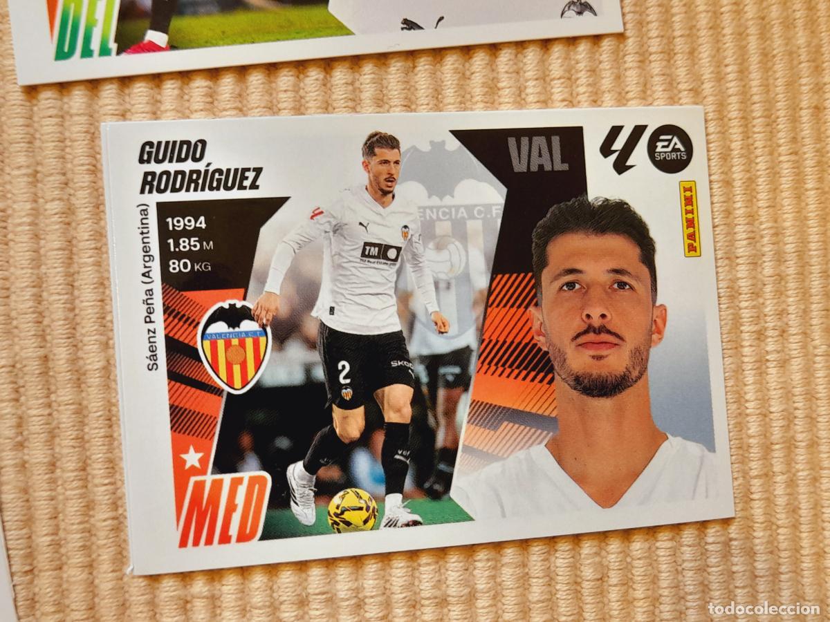Cromos de f&uacute;tbol: CROMO 35 GUIDO RODRIGUEZ (MERCADO INVIERNO ACTUALIZACION VALENCIA CF LIGA 25-26 2025 2026 ALBUM ESTE