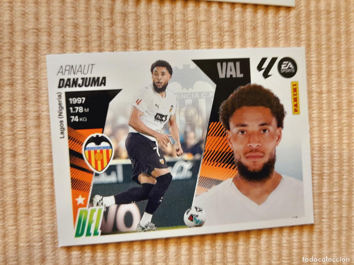 Cromos de f&uacute;tbol: CROMO 18 BIS DANJUMA (COLOCA) VALENCIA CF LIGA 25-26 2025 2026 ALBUM ESTE