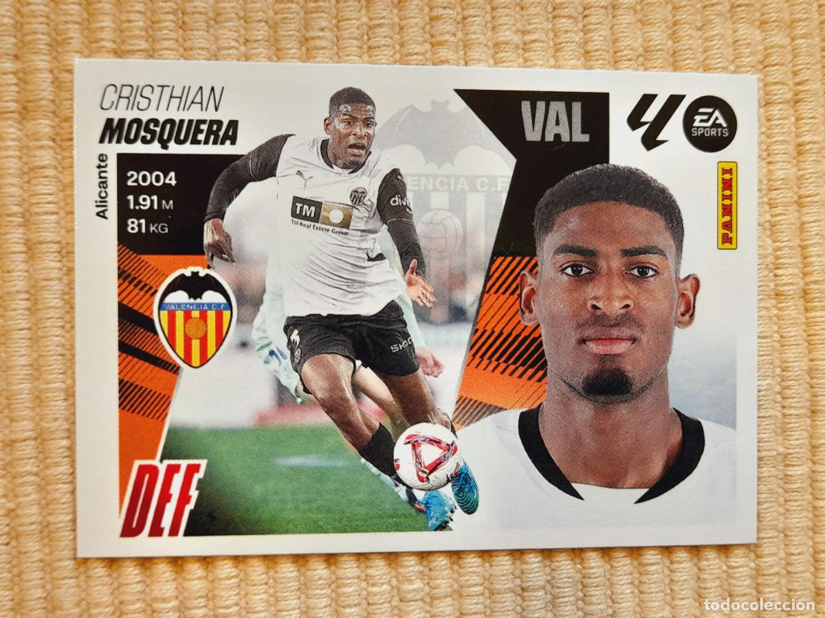 Cromos de f&uacute;tbol: CROMO 6 MOSQUERA (VALENCIA CF) LIGA 25-26 2025 2026 ALBUM ESTE