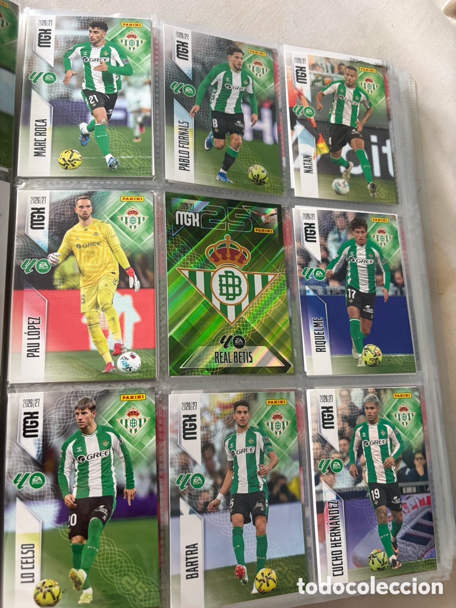 Cromos de f&uacute;tbol: Betis megacracks 2026-2027