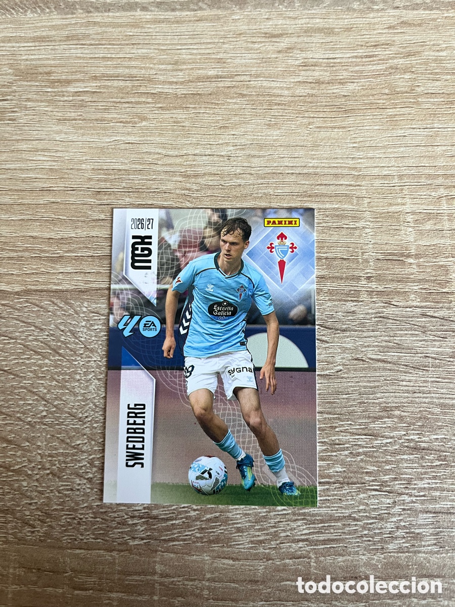 Cromos de f&uacute;tbol: 122 Swedberg MEGACRACKS MGK 2026 2027 26 27 CELTA DE VIGO