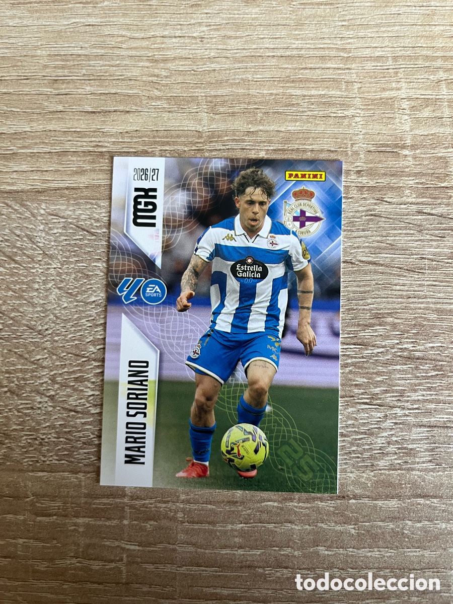 Cromos de f&uacute;tbol: 138 MARIO SORIANO MEGACRACKS MGK 2026 2027 26 27 DEPORTIVO DE A CORU&Ntilde;A