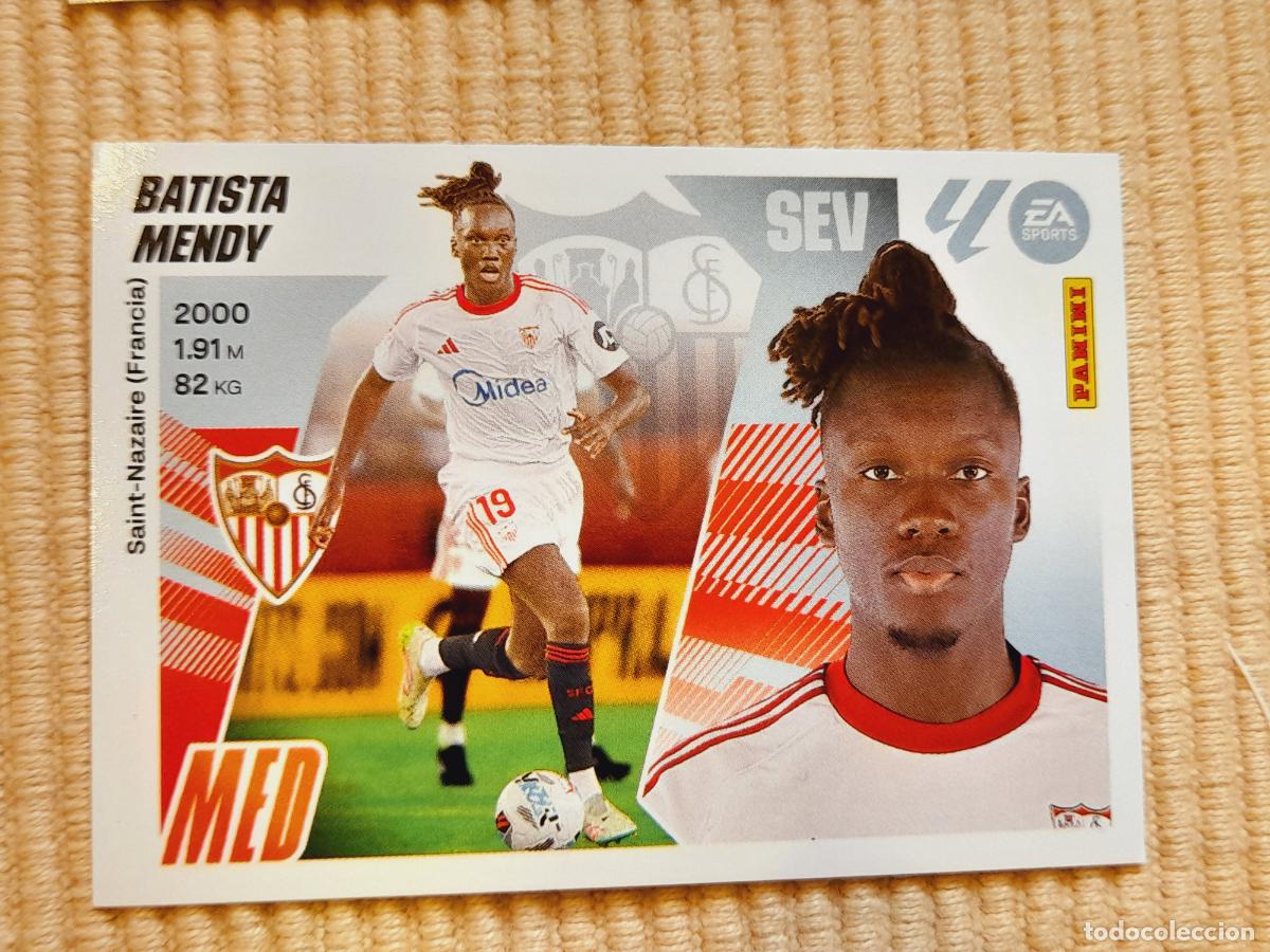 Cromos de f&uacute;tbol: CROMO 62 BATISTA MENDY (ULTIMOS FICHAJES) SEVILLA FC LIGA 25-26 2025 2026 ALBUM ESTE