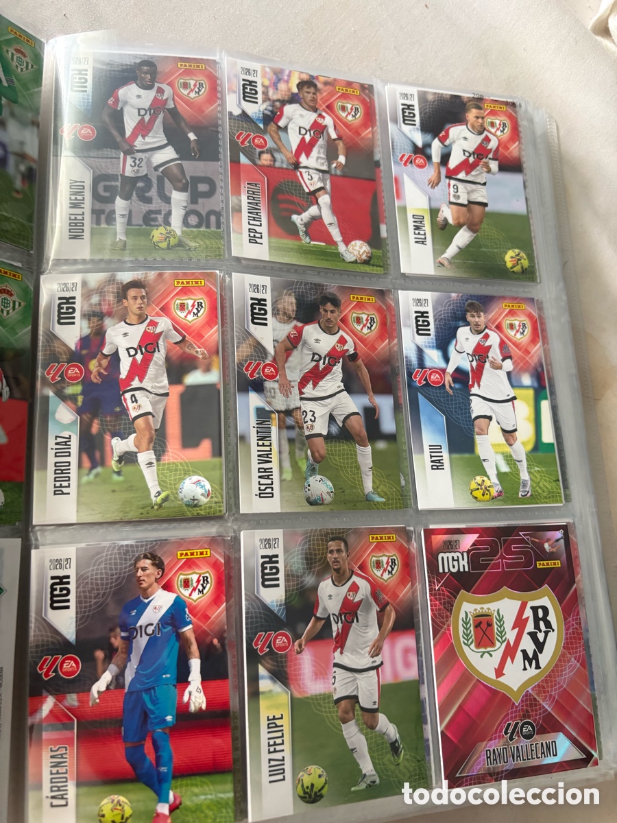 Cromos de f&uacute;tbol: rayo vallecano megacracks 2026-2027
