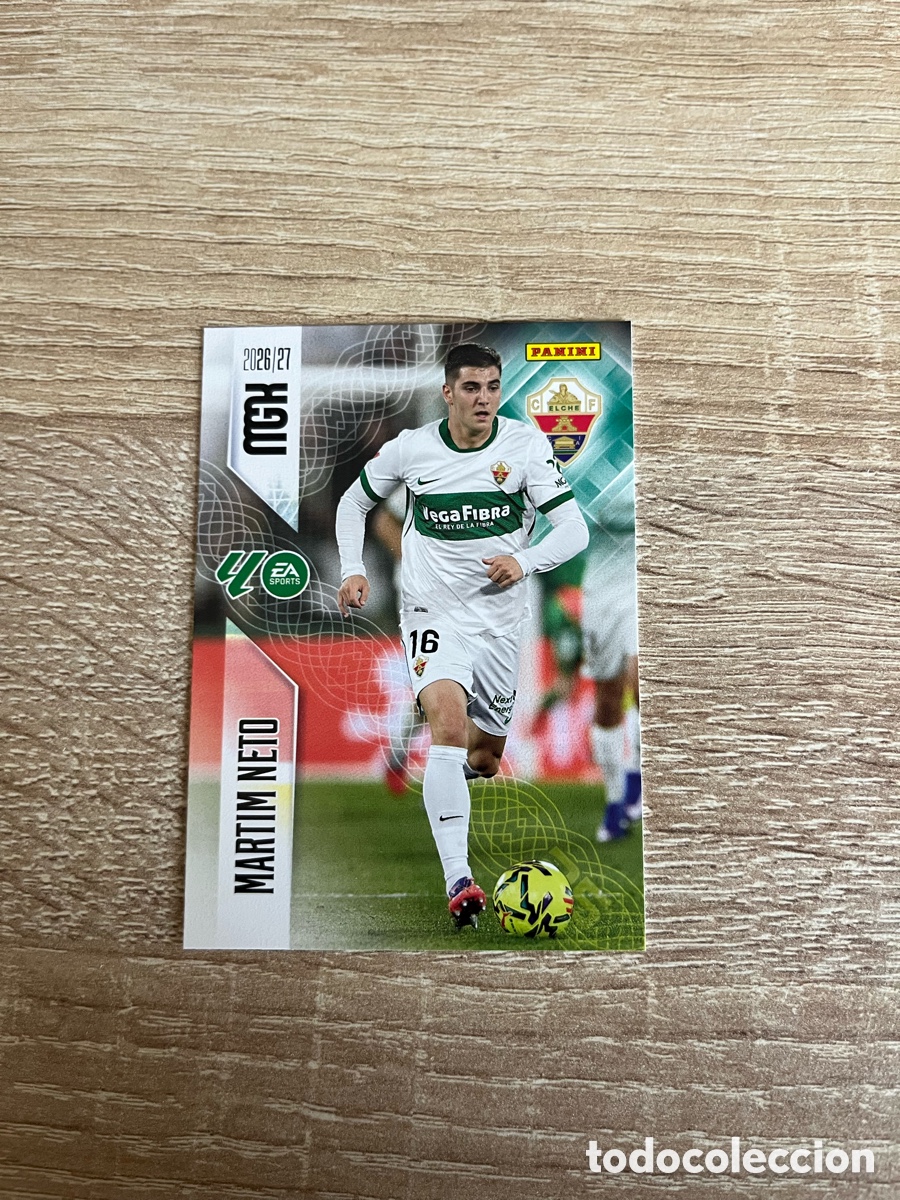 Football Stickers: 155 MARTIM NETO MEGACRACKS MGK 2026 2027 26 27 ELCHE