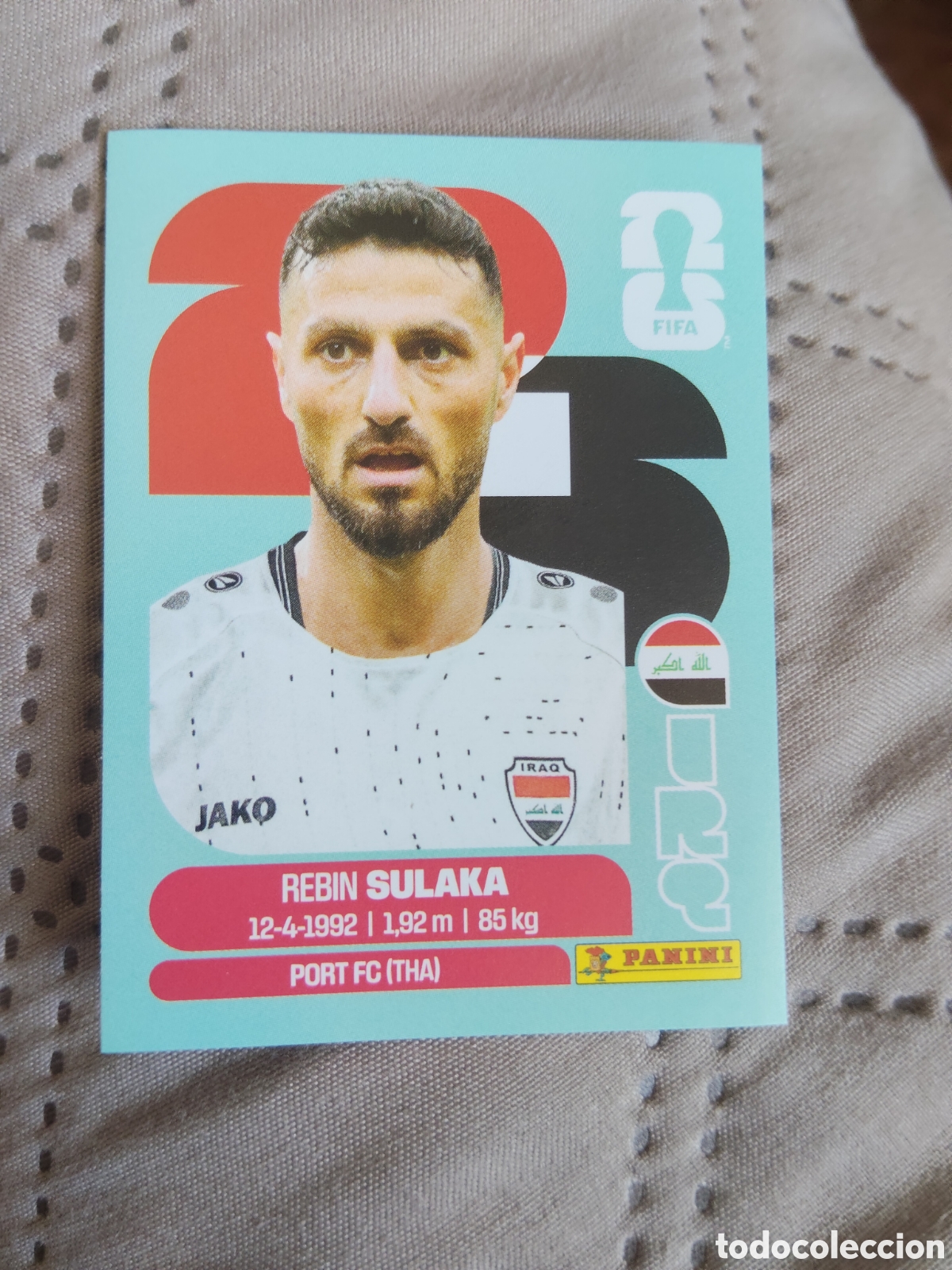 Football Stickers: Panini mundial 2026 IRQ 3 Rebin Sulaka Iraq