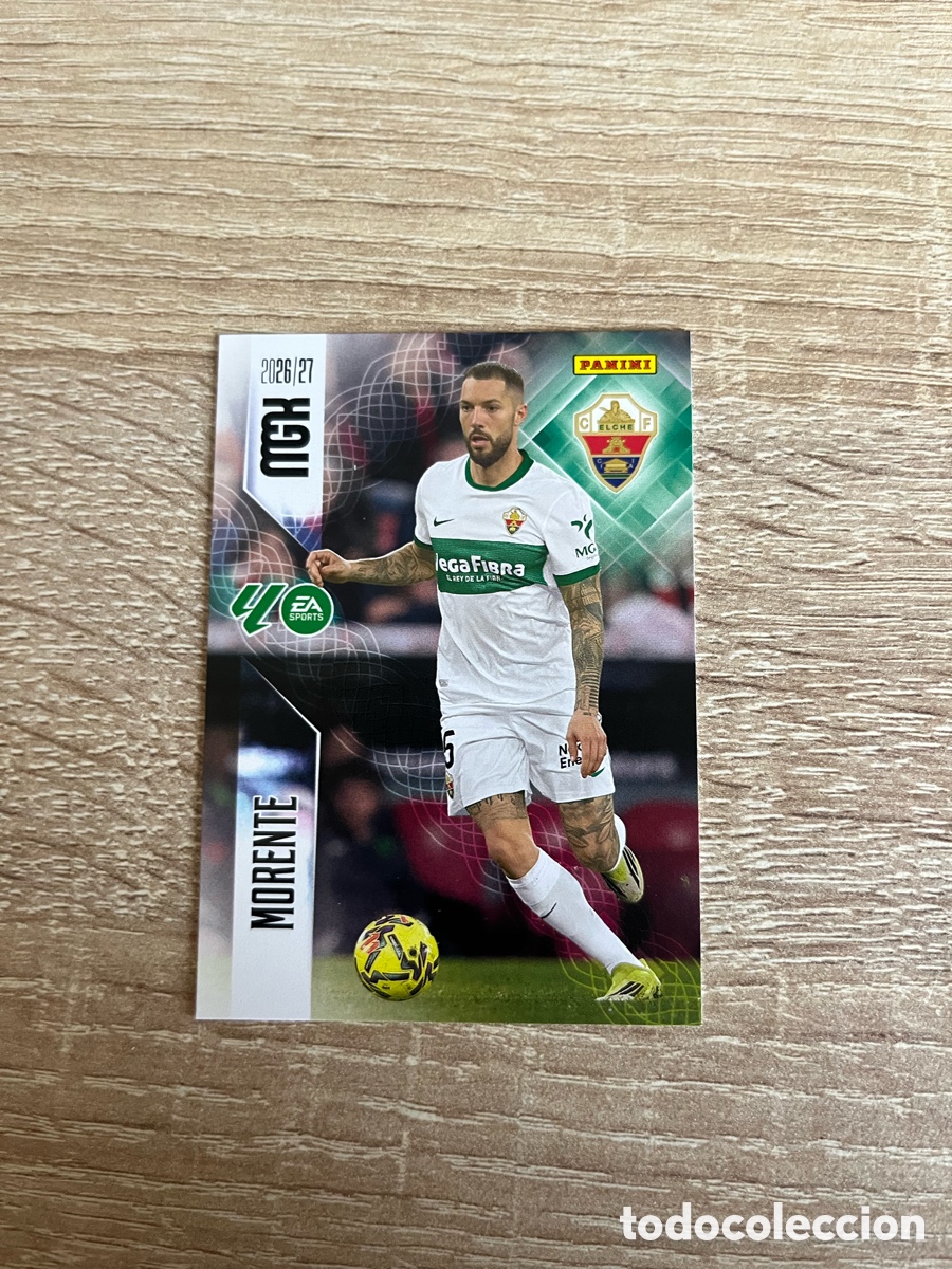 Football Stickers: 158 MORENTE MEGACRACKS MGK 2026 2027 26 27 ELCHE