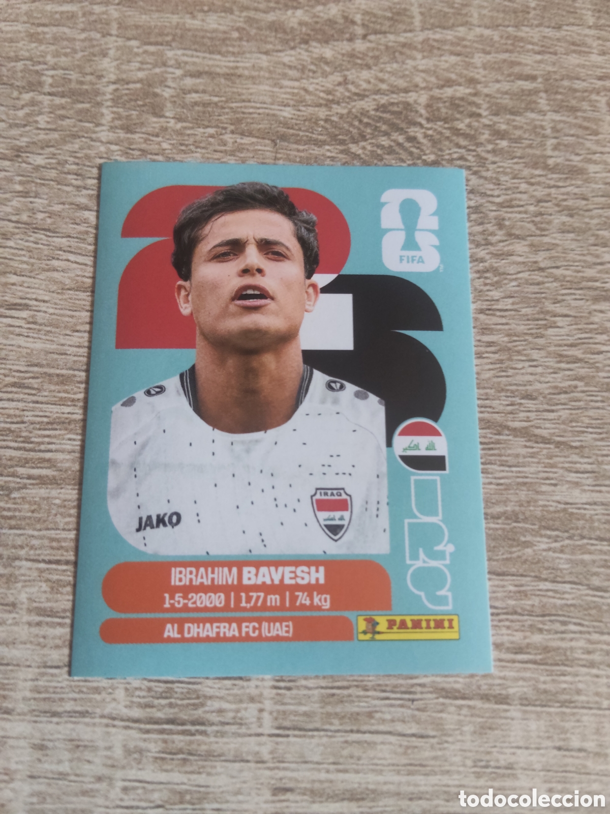 Figurine di Calcio: Panini mundial 2026 IRQ 11 Ibrahim Bayesh Iraq