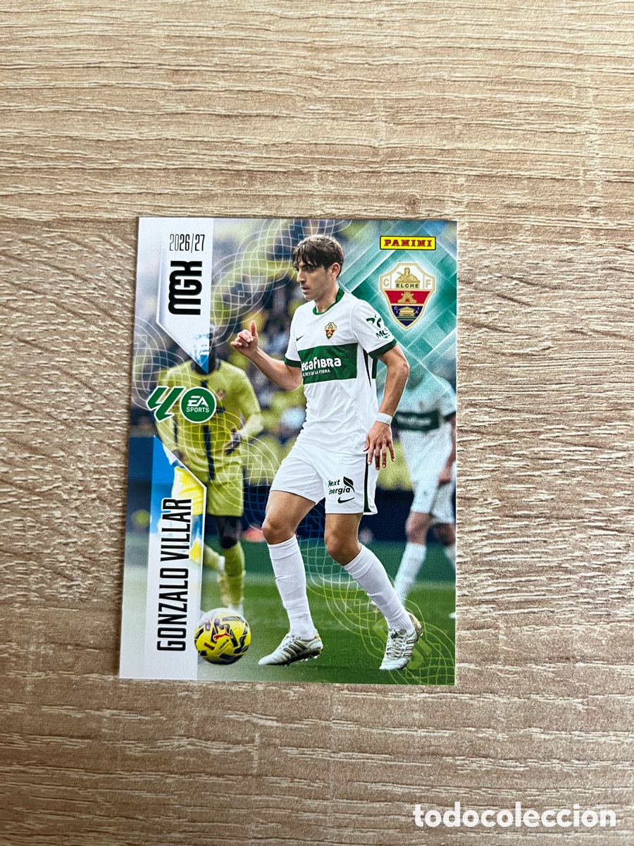 Figurine di Calcio: 154 GONZALO VILLAR MEGACRACKS MGK 2026 2027 26 27 ELCHE