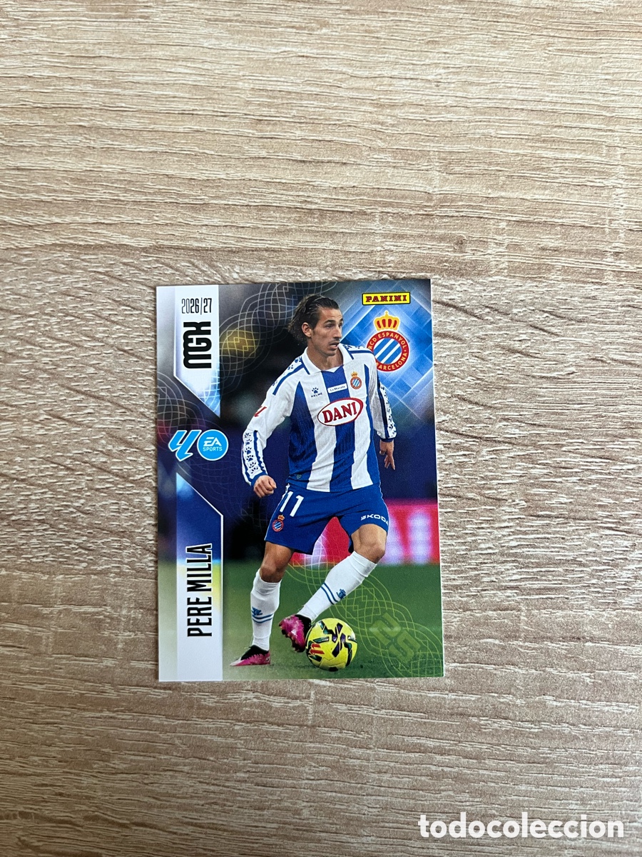 Cromos de f&uacute;tbol: 180 PERE MILLA MEGACRACKS MGK 2026 2027 26 27 ESPANYOL ESPA&Ntilde;OL