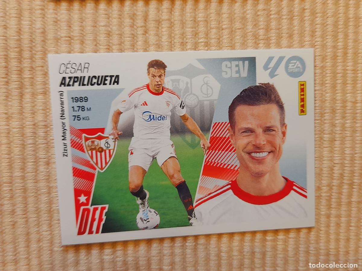 Cromos de f&uacute;tbol: CROMO 10 BIS AZPILICUETA (COLOCA) SEVILLA FC LIGA 25-26 2025 2026 ALBUM ESTE