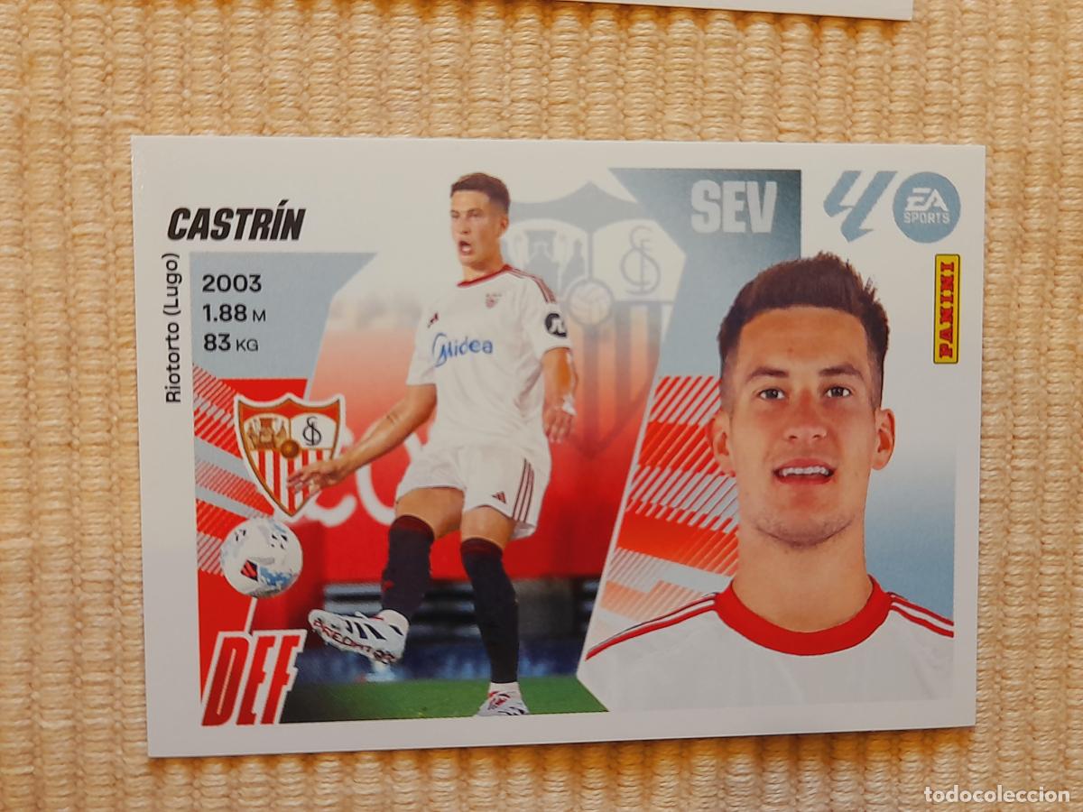 Cromos de f&uacute;tbol: CROMO 8 BIS CASTRIN (COLOCA) SEVILLA FC LIGA 25-26 2025 2026 ALBUM ESTE