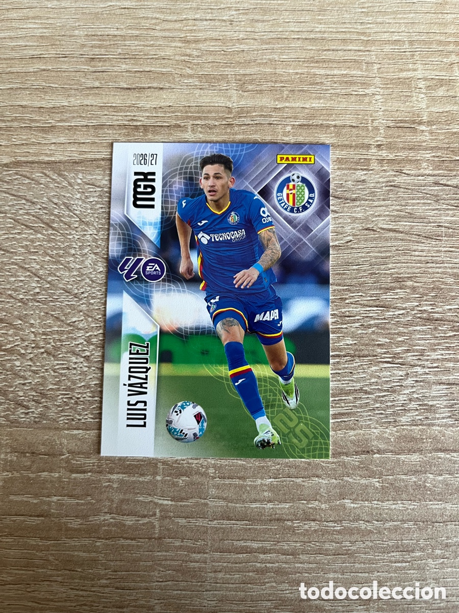 Cromos de f&uacute;tbol: 196 LUIS V&Aacute;ZQUEZ MEGACRACKS MGK 2026 2027 26 27 GETAFE