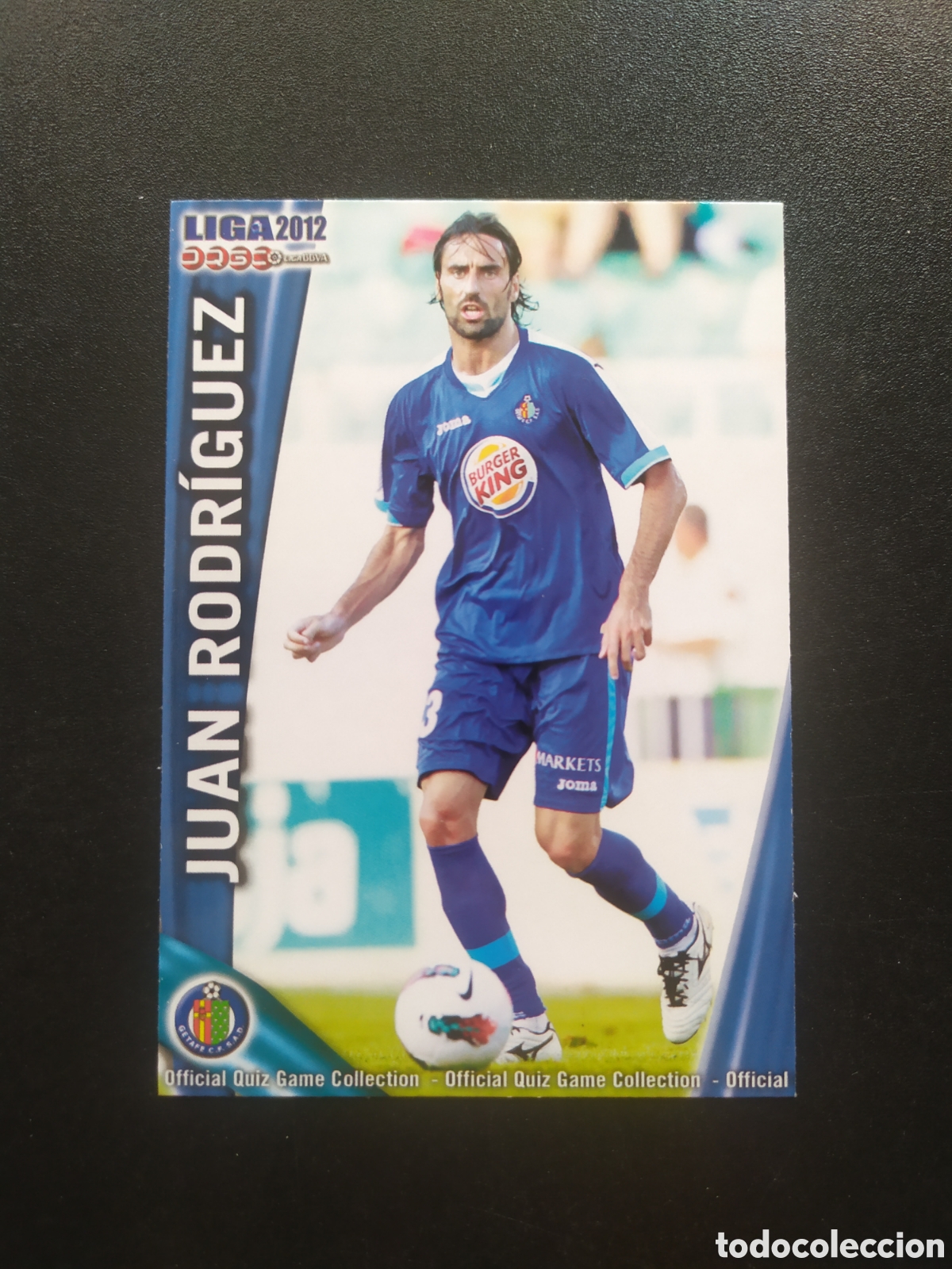 Cromos de f&uacute;tbol: Mundicromo fichas Liga 2011 2012 11 12 Juan Rodr&iacute;guez n&deg; 424 Getafe