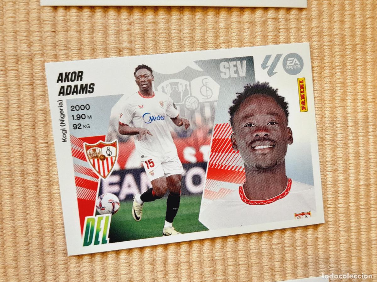Cromos de f&uacute;tbol: CROMO 20A (20 A) AKOR ADAMS (SEVILLA FC) LIGA 25-26 2025 2026 ALBUM ESTE