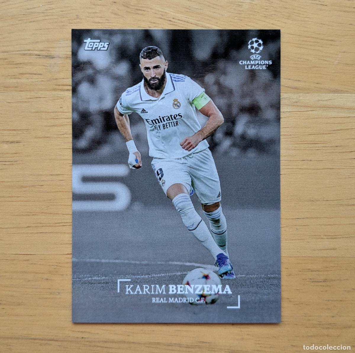 Cromos de f&uacute;tbol: TOPPS SIMPLICIDAD UCC 2022-2023 - KARIM BENZEMA - REAL MADRID CF