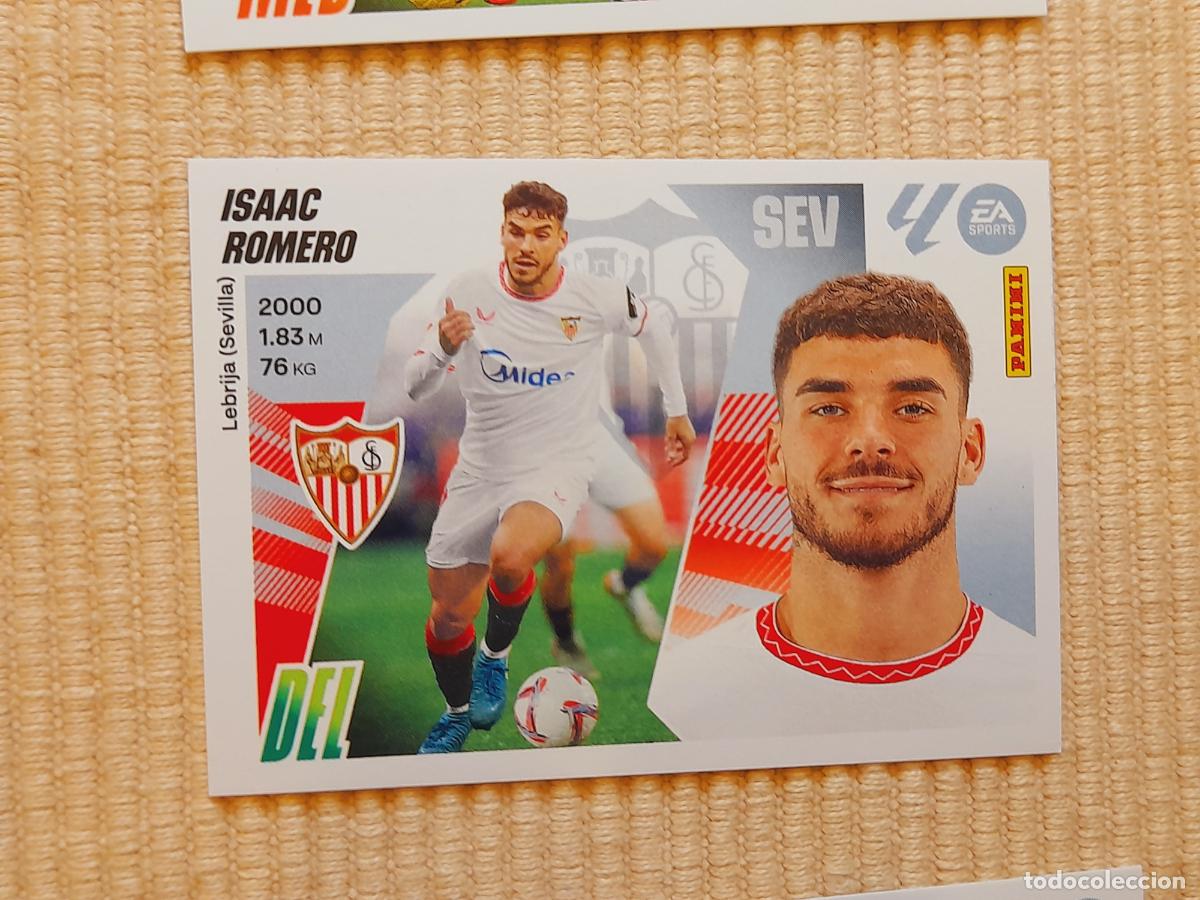 Cromos de f&uacute;tbol: CROMO 19 ISAAC ROMERO (SEVILLA FC) LIGA 25-26 2025 2026 ALBUM ESTE