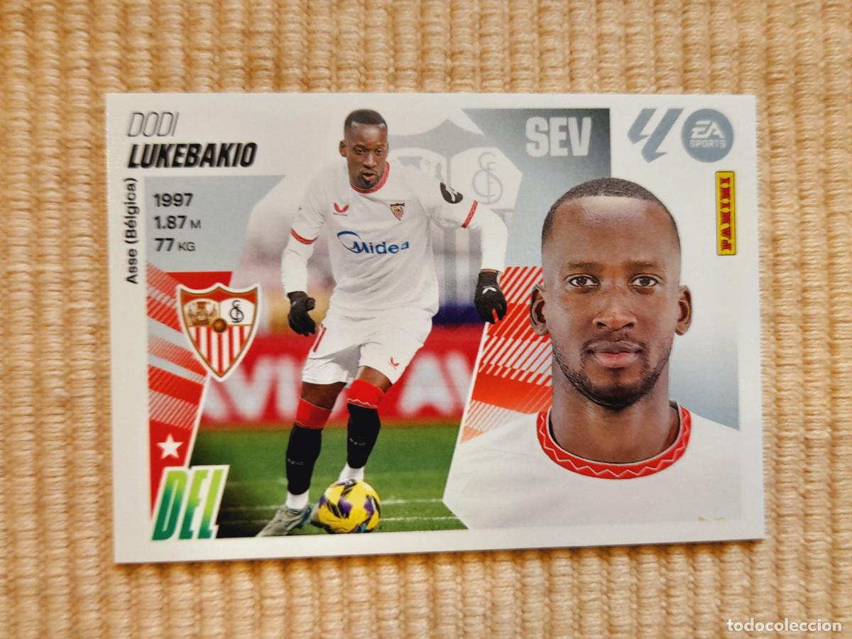Cromos de f&uacute;tbol: CROMO 18 LUKEBAKIO (SEVILLA FC) LIGA 25-26 2025 2026 ALBUM ESTE