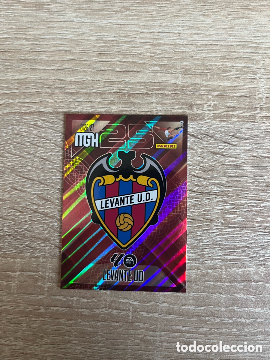 Cromos de f&uacute;tbol: 199 ESCUDO MEGACRACKS MGK 2026 2027 26 27 LEVANTE