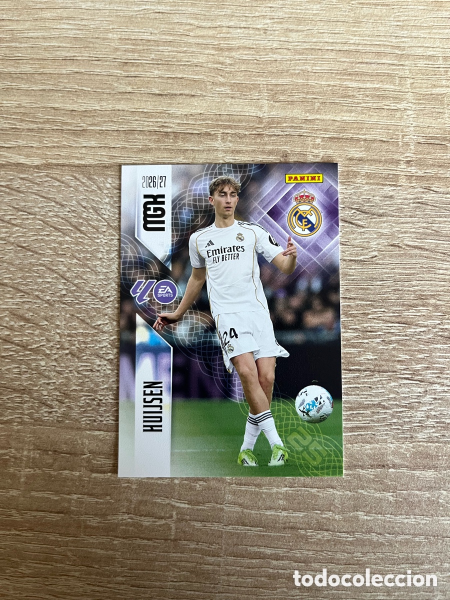 Cromos de f&uacute;tbol: 222 HJUISEN MEGACRACKS MGK 2026 2027 26 27 REAL MADRID