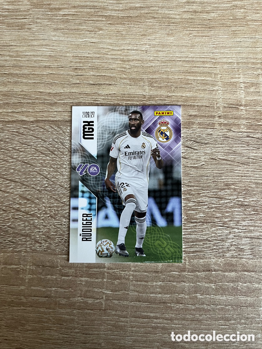 Cromos de f&uacute;tbol: 223 RUDIGER MEGACRACKS MGK 2026 2027 26 27 REAL MADRID