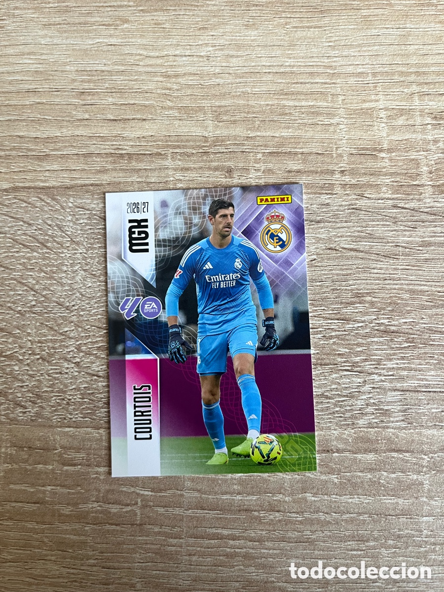 Cromos de f&uacute;tbol: 218 COURTOIS MEGACRACKS MGK 2026 2027 26 27 REAL MADRID