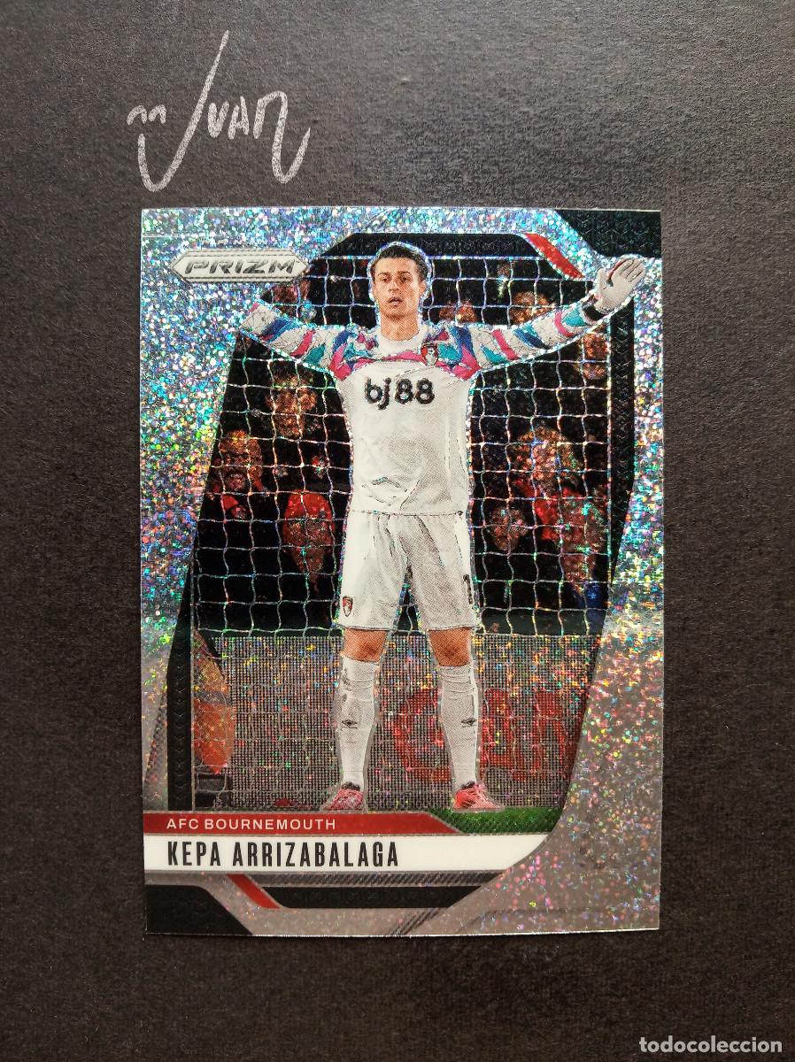 Cromos de f&uacute;tbol: N&ordm; 195 PARALELA GLITTER KEPA ARRIZABALAGA BOURNEMOUTH ⚽ PANINI &reg; PRIZM PREMIER 2024 2025 24 25 NUEVO
