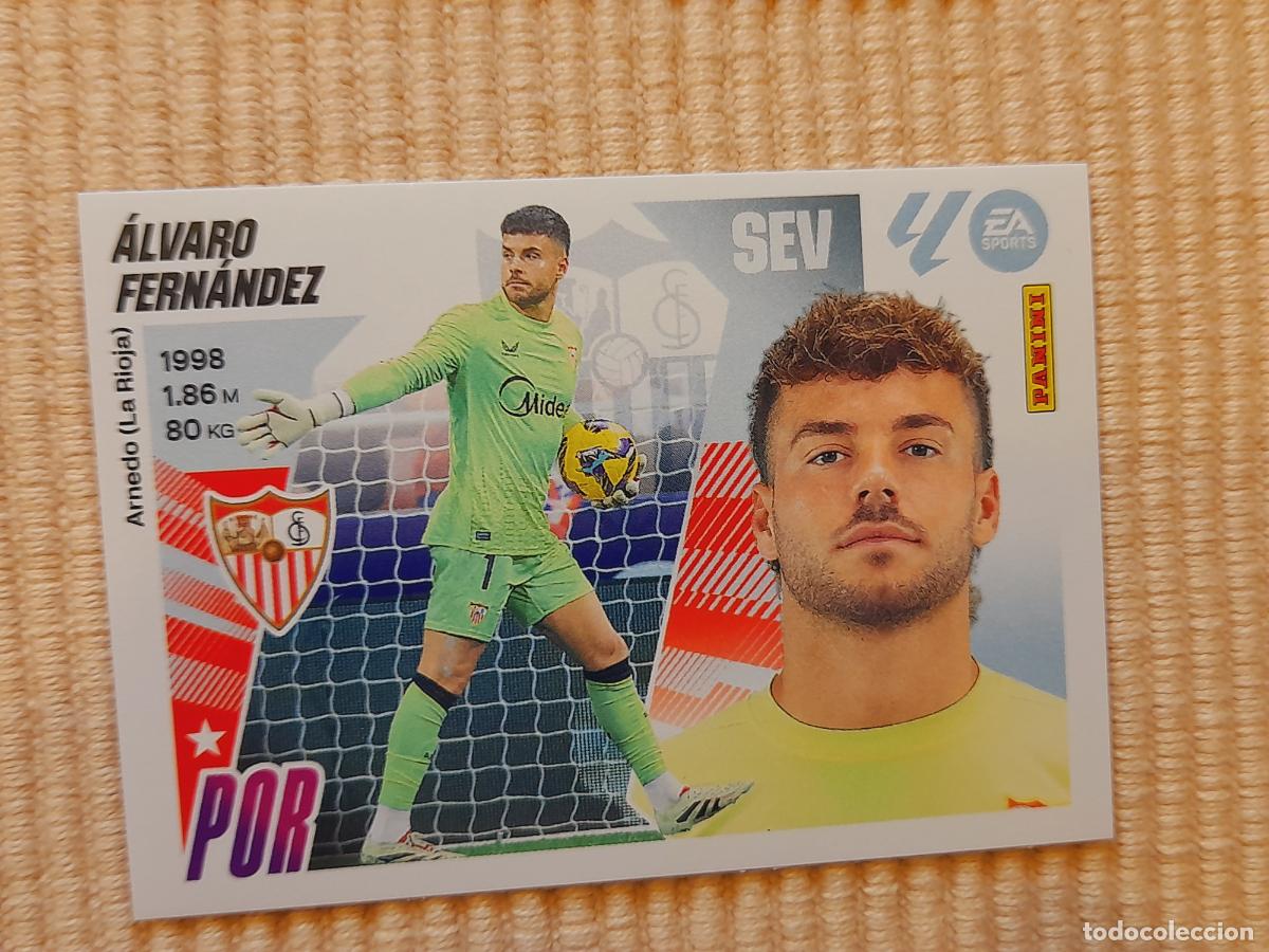 Cromos de f&uacute;tbol: CROMO 4 ALVARO FERNANDEZ (SEVILLA FC) LIGA 25-26 2025 2026 ALBUM ESTE