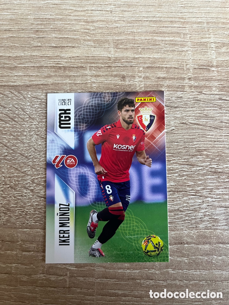 Cromos de f&uacute;tbol: 261 IKER MU&Ntilde;OZ MEGACRACKS MGK 2026 2027 26 27 OSASUNA