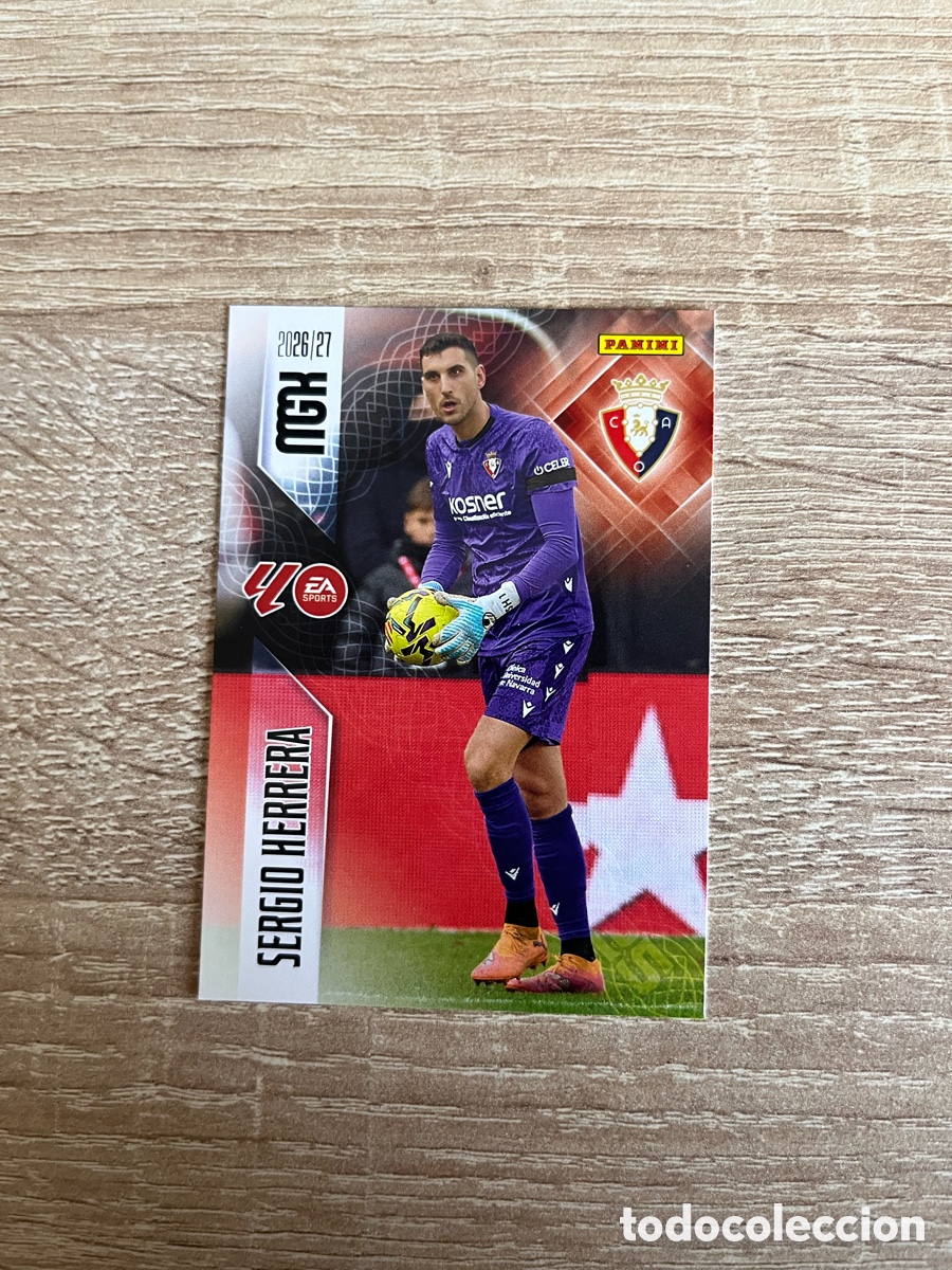 Cromos de f&uacute;tbol: 254 SERGIO HERRERA MEGACRACKS MGK 2026 2027 26 27 OSASUNA