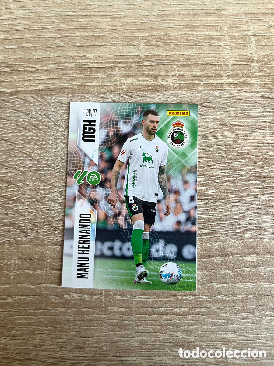 Cromos de f&uacute;tbol: 278 MANU HERNANDO MEGACRACKS MGK 2026 2027 26 27 REAL RACING CLUB DE SANTANDER