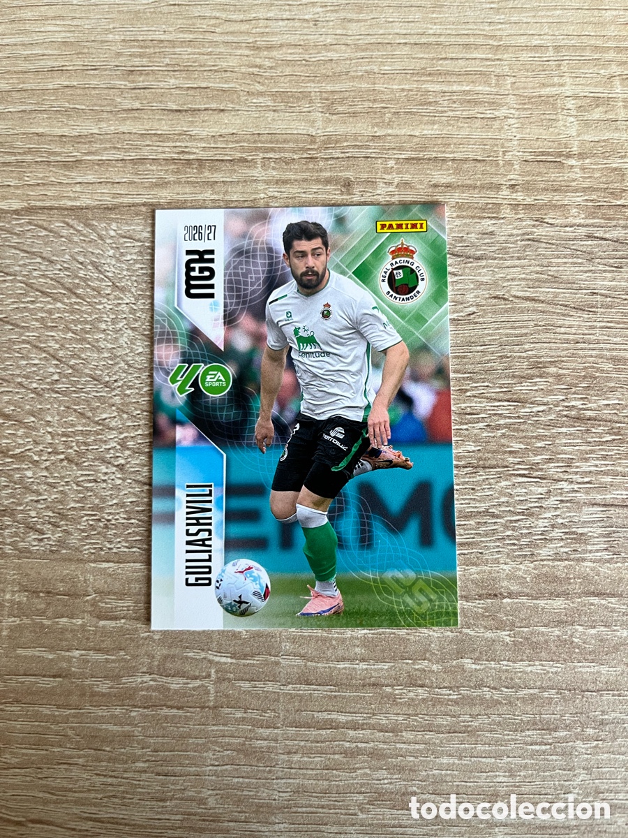 Cromos de f&uacute;tbol: 286 Guliashvili MEGACRACKS MGK 2026 2027 26 27 REAL RACING CLUB DE SANTANDER