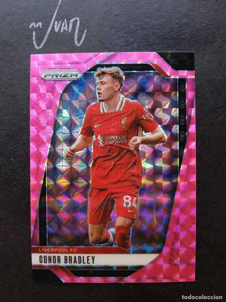 Cromos de Futebol: N&ordm; 48 PARALELA PINK MOSAIC CONOR BRADLEY LIVERPOOL ⚽ PANINI &reg; PRIZM PREMIER 2024 2025 24 25