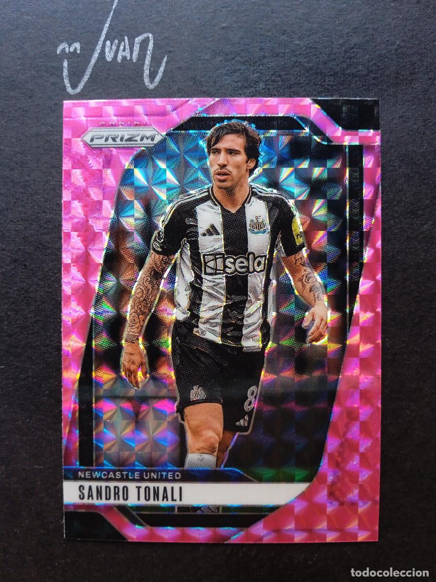 Cromos de Futebol: N&ordm; 117 PARALELA PINK MOSAIC SANDRO TONALI NEWCASTLE ITALIA ⚽ PANINI &reg; PRIZM PREMIER 2024 2025 24 25