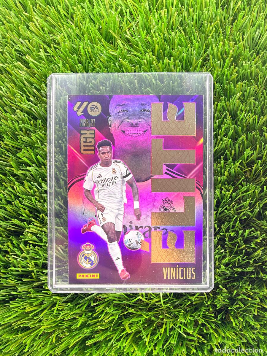 Cromos de f&uacute;tbol: N&ordm; 18 Vin&iacute;cius Jr &Eacute;lite Real Madrid CF Megacracks 26 27