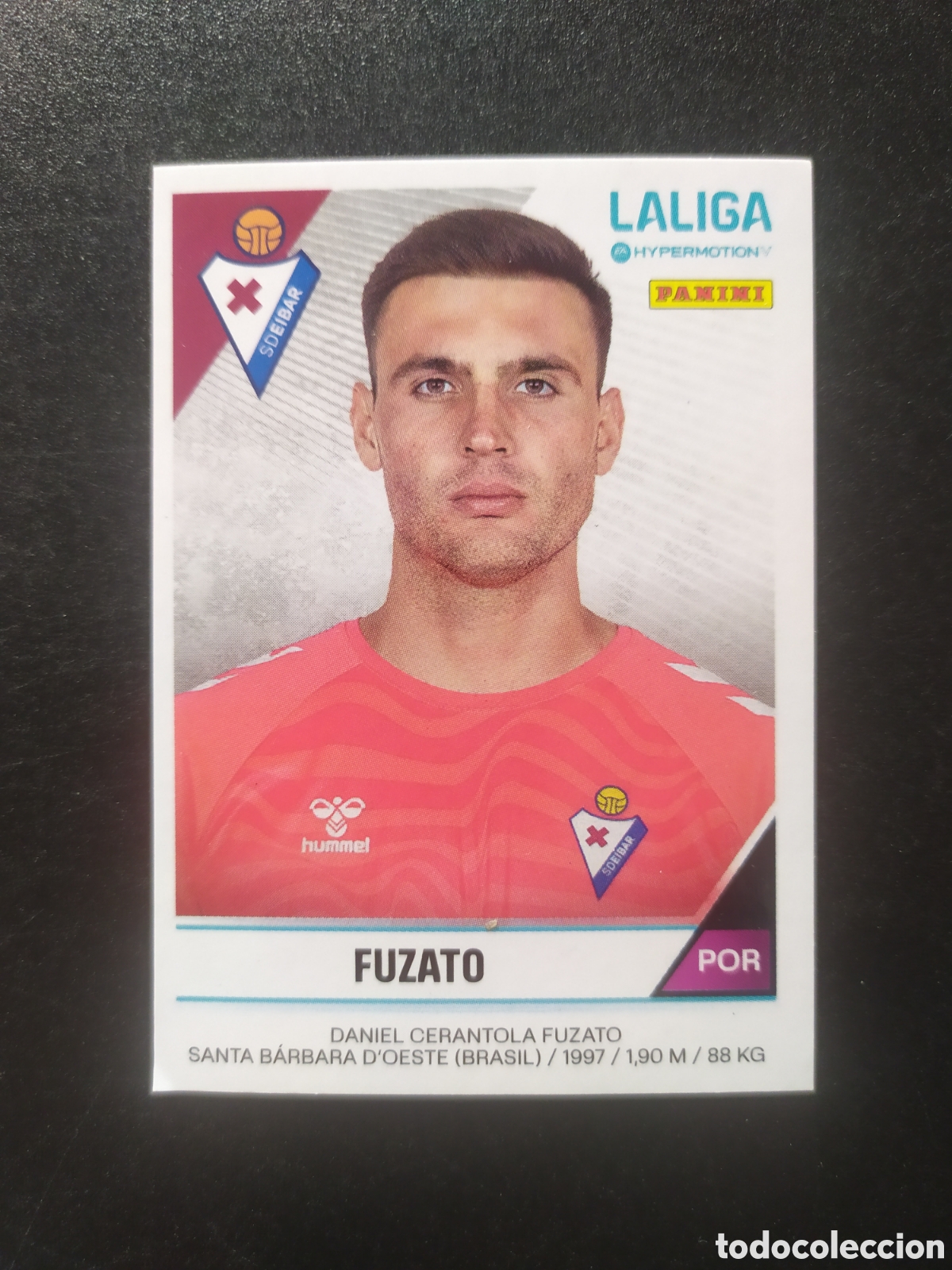 Cromos de f&uacute;tbol: Liga Hypermotion 2024 2025 24 25 panini Fuzato n&deg; 157 Eibar