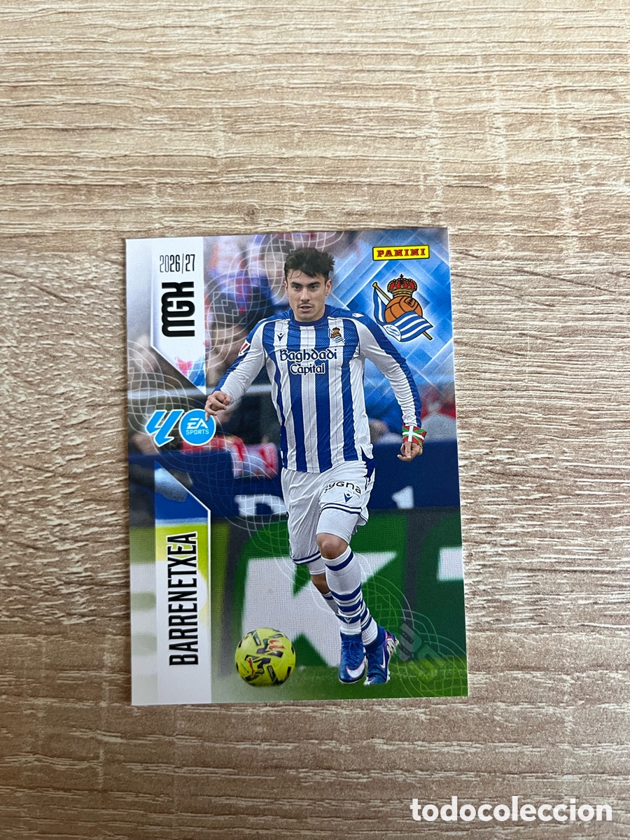 Cromos de f&uacute;tbol: 321 Barrenetxea MEGACRACKS MGK 2026 2027 26 27 REAL SOCIEDAD