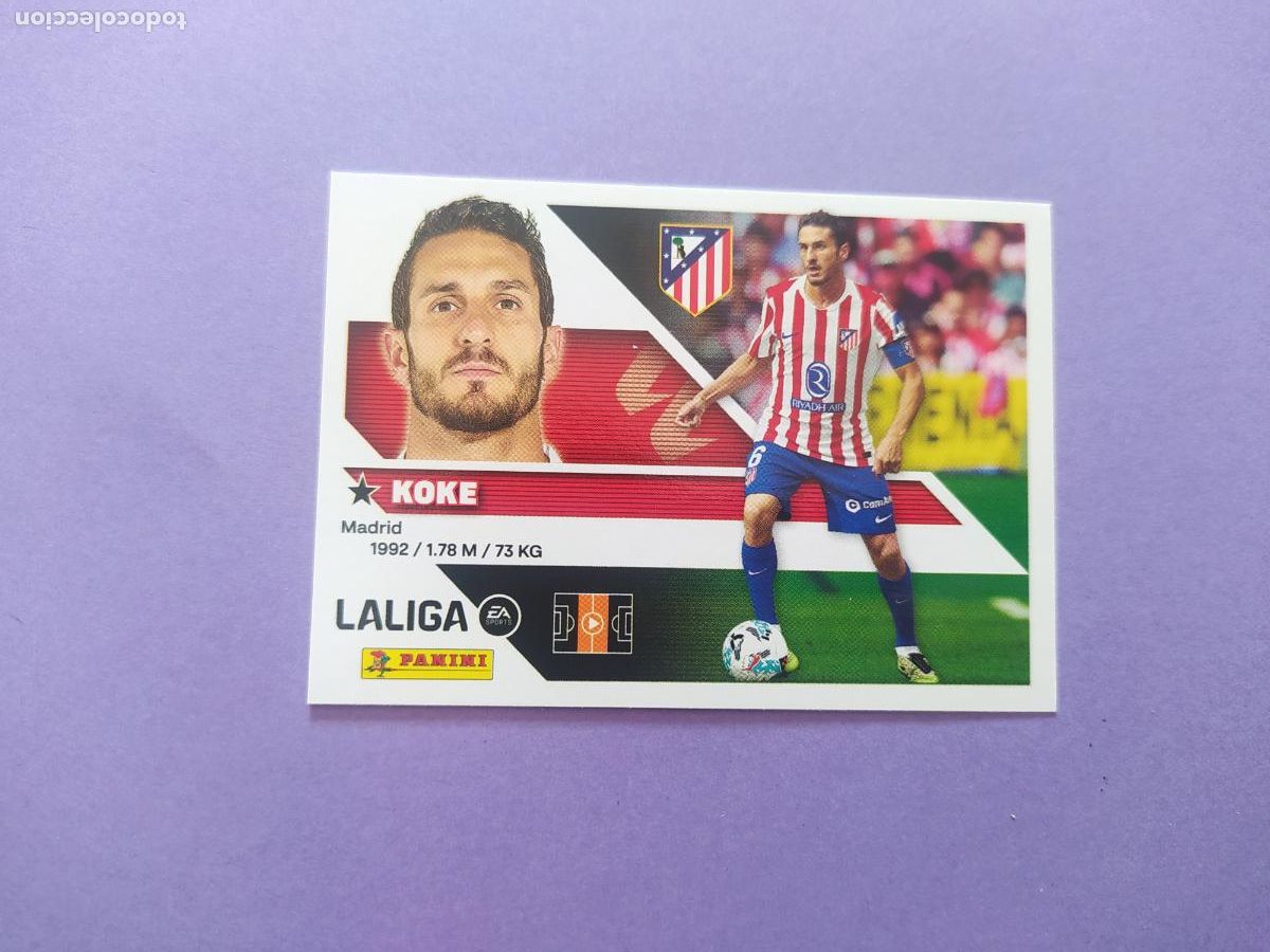 Cromos de f&uacute;tbol: LIGA ESTE 2026 2027 26 27 NUEVO - ATLETICO DE MADRID N&ordm; 11 KOKE