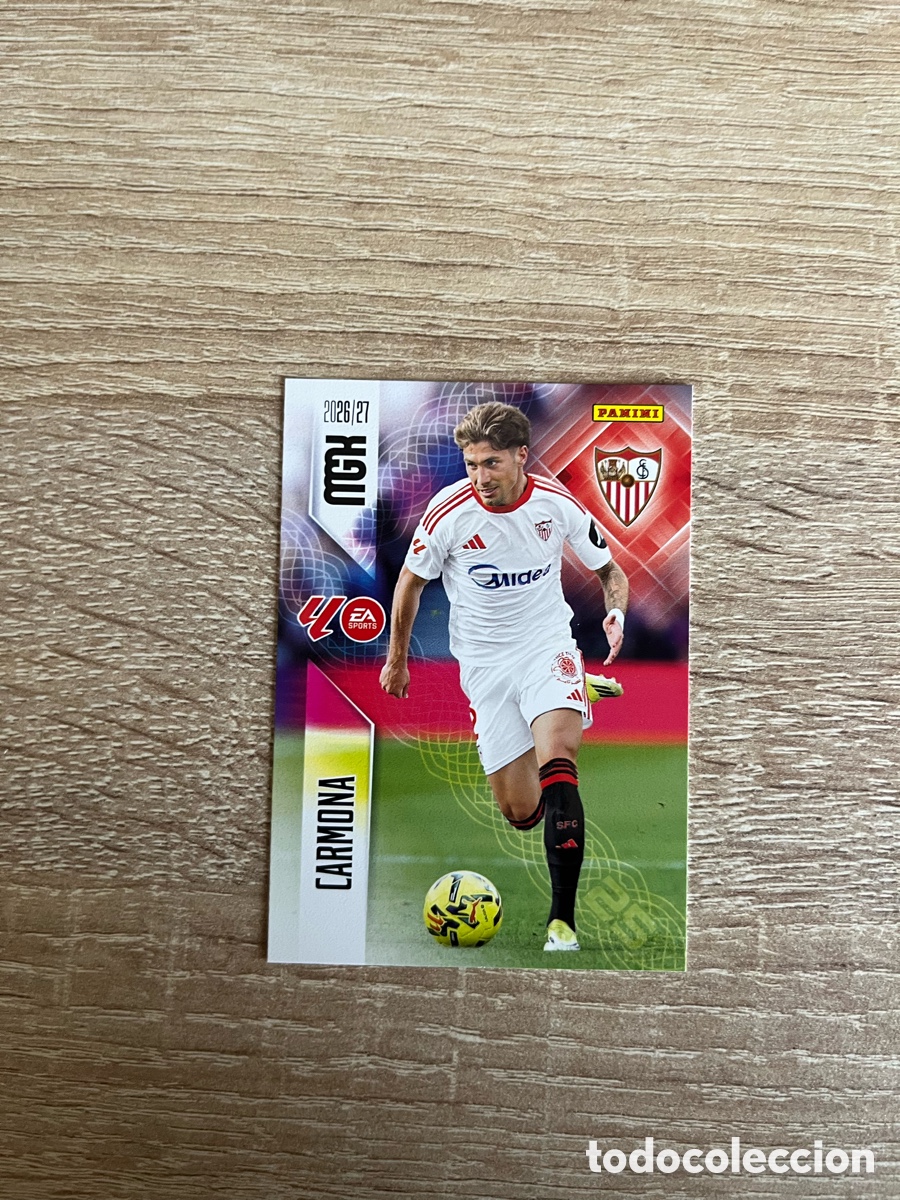 Cromos de f&uacute;tbol: 328 CARMONA MEGACRACKS MGK 2026 2027 26 27 SEVILLA