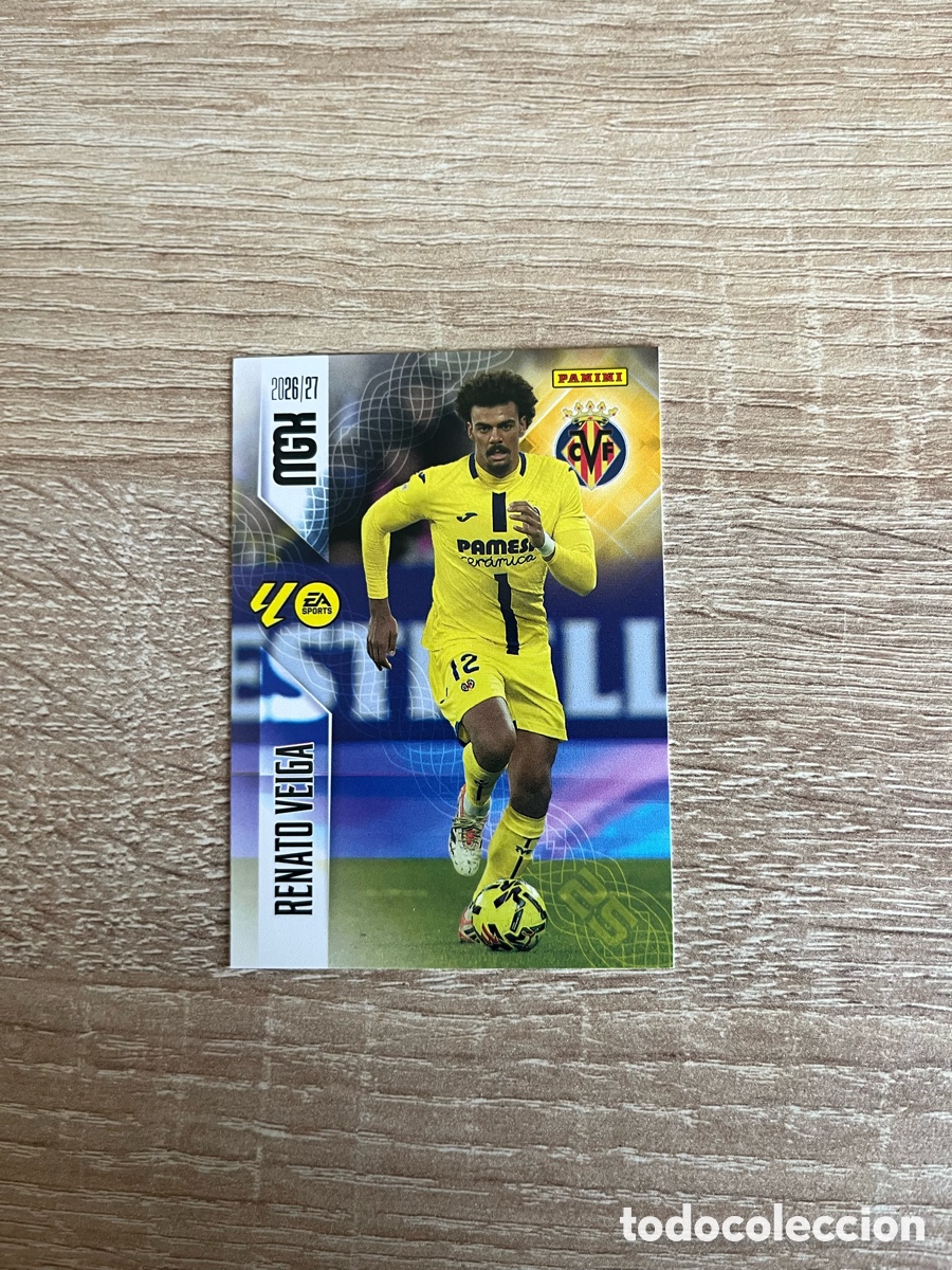 Cromos de f&uacute;tbol: 368 RENATO VEIGA MEGACRACKS MGK 2026 2027 26 27 VILLARREAL