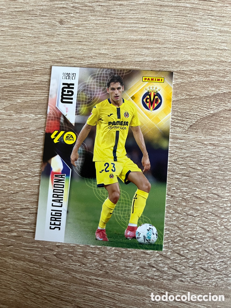 Cromos de f&uacute;tbol: 369 SERGI CARDONA MEGACRACKS MGK 2026 2027 26 27 VILLARREAL